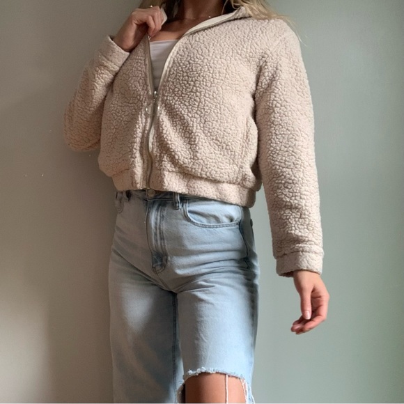 TEDDY bomber zip-up jacket - Picture 6 of 13